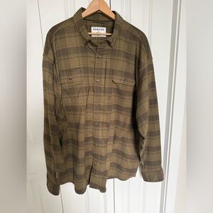 PONCHO The Telluride Performance Shirt Men's 2XL reg Fit Plaid Flannel